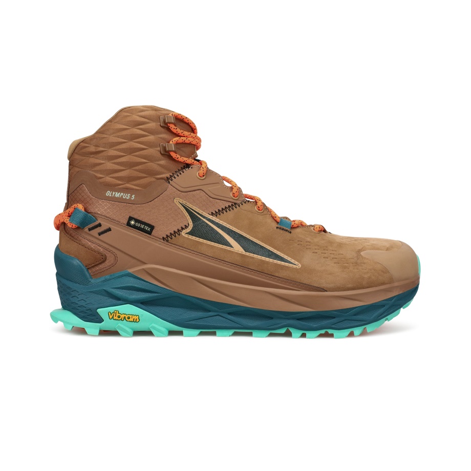 Herren Olympus 5 Hike Mid GTX Braun Altra